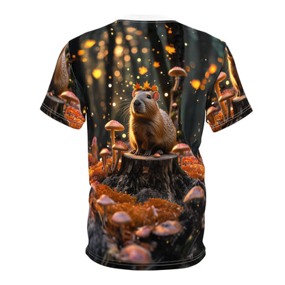 Enchanted Forest Capybara: Keeper of the Glowing Mushrooms - ART OF ROYALS