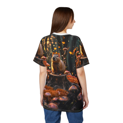Enchanted Forest Capybara: Keeper of the Glowing Mushrooms - ART OF ROYALS