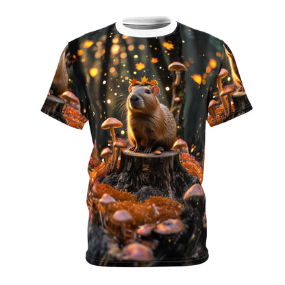 Enchanted Forest Capybara: Keeper of the Glowing Mushrooms - ART OF ROYALS