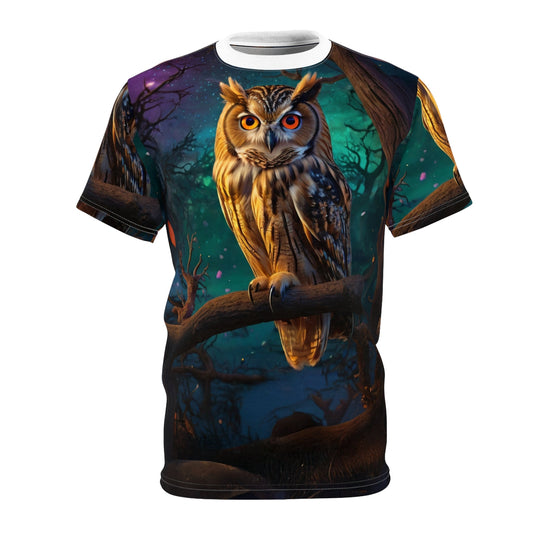 Enchanted Golden Owl T-Shirt - ART OF ROYALS