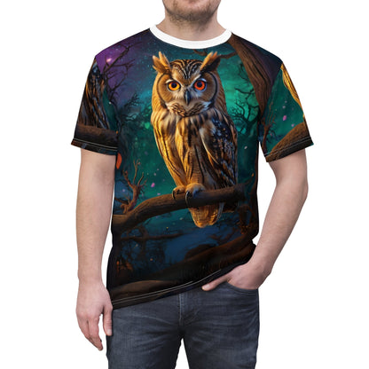 Enchanted Golden Owl T-Shirt - ART OF ROYALS