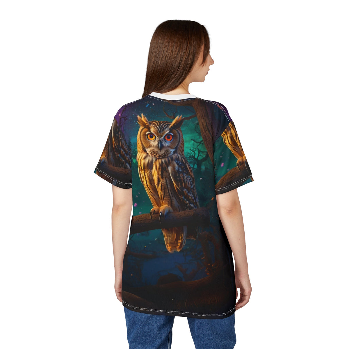 Enchanted Golden Owl T-Shirt - ART OF ROYALS
