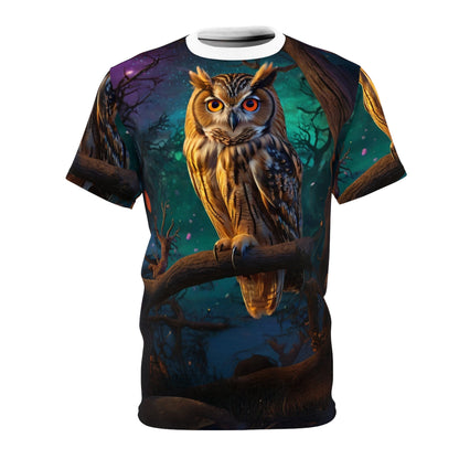 Enchanted Golden Owl T-Shirt - ART OF ROYALS