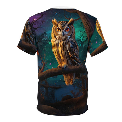 Enchanted Golden Owl T-Shirt - ART OF ROYALS