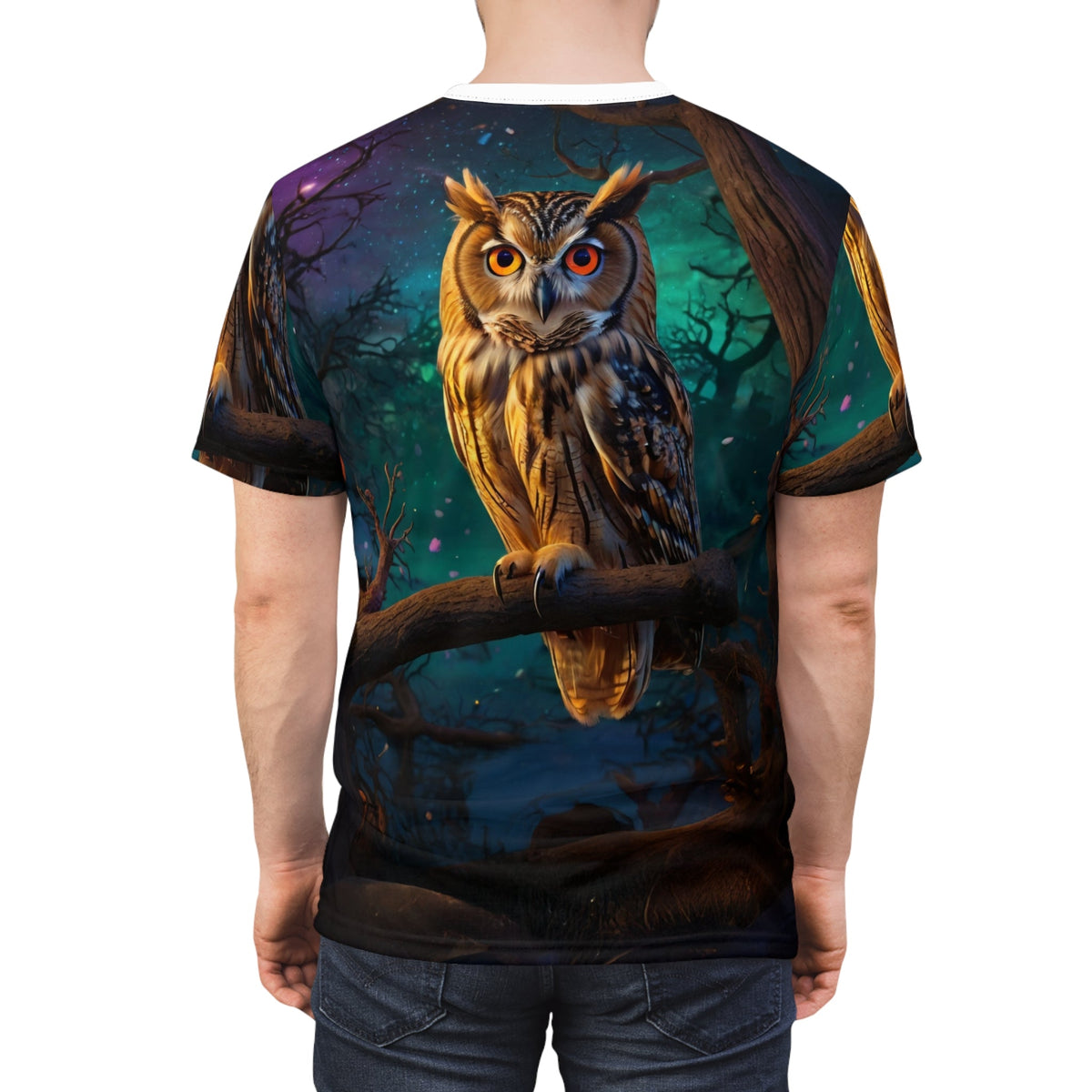 Enchanted Golden Owl T-Shirt - ART OF ROYALS