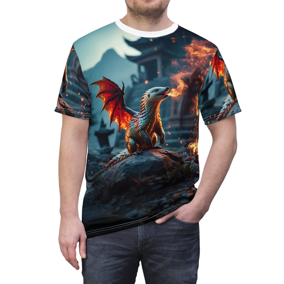 Fire Guardian Pangolin - ART OF ROYALS