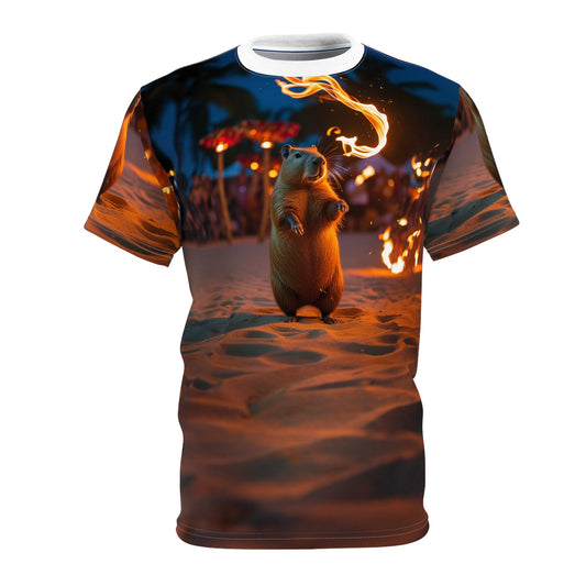 Firelit Capybara: Jungle Adventure Awaits - ART OF ROYALS
