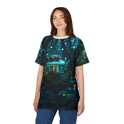Glow in the Dark Capybara Forest T-Shirt 🍄✨ - ART OF ROYALS