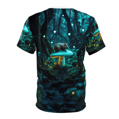 Glow in the Dark Capybara Forest T-Shirt 🍄✨ - ART OF ROYALS