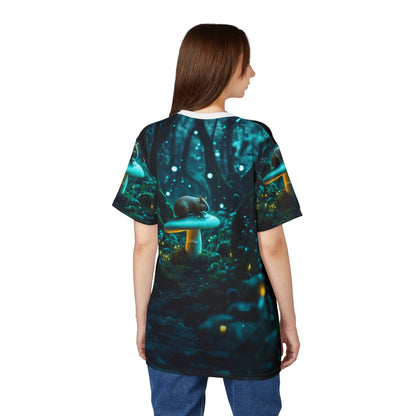 Glow in the Dark Capybara Forest T-Shirt 🍄✨ - ART OF ROYALS