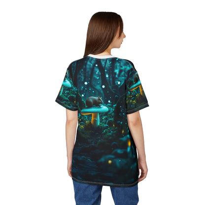Glow in the Dark Capybara Forest T-Shirt 🍄✨ - ART OF ROYALS