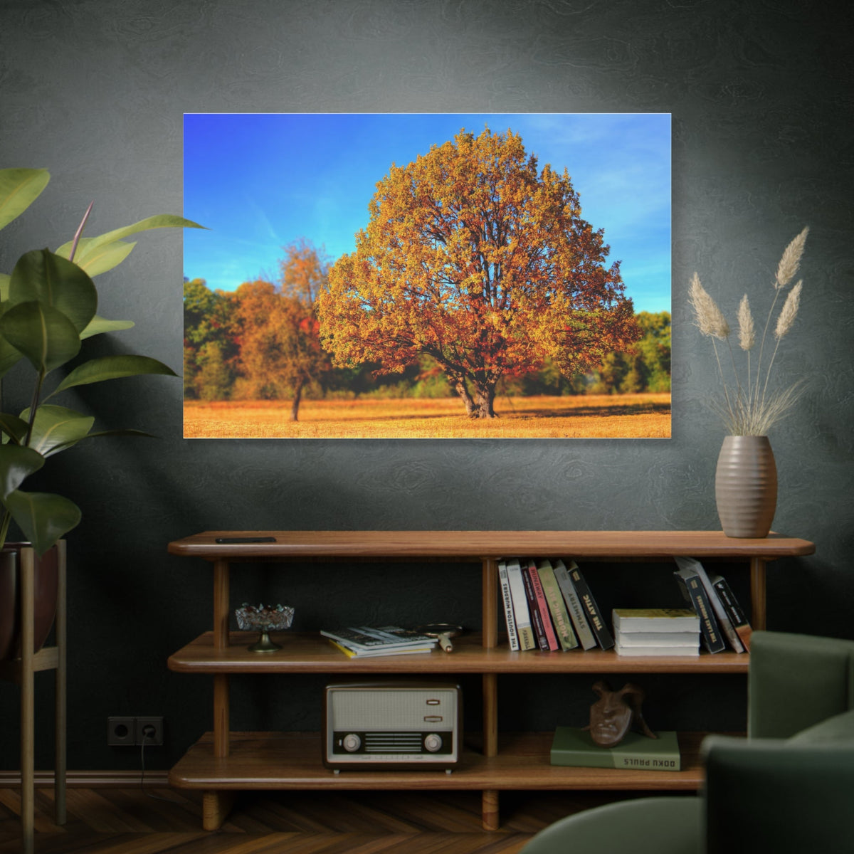 Golden Autumn Splendor – A Park in Fall’s Embrace - ART OF ROYALS