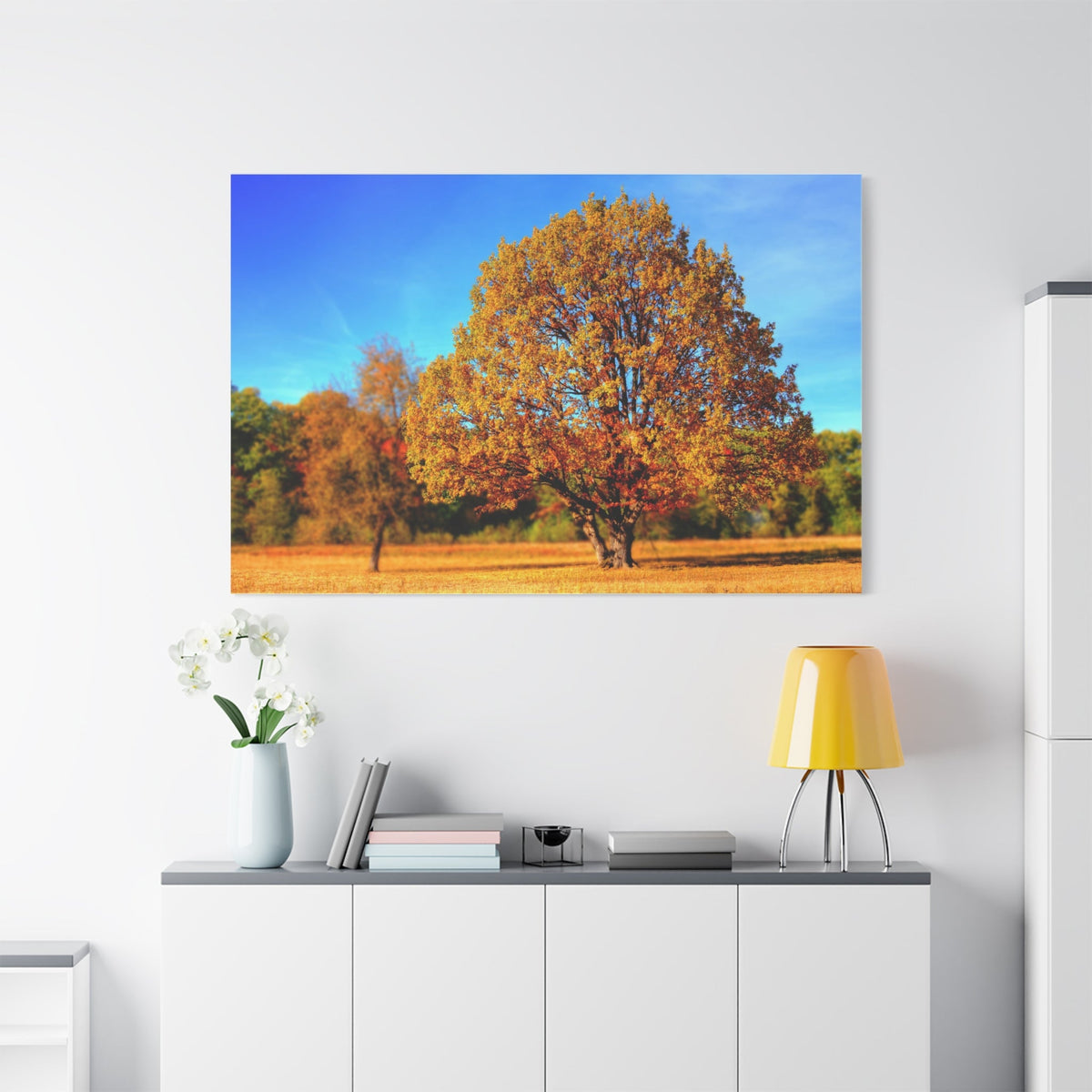 Golden Autumn Splendor – A Park in Fall’s Embrace - ART OF ROYALS