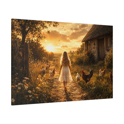 Golden Country Dreams – Rustic Farmhouse Canvas Wall Art - ART OF ROYALS