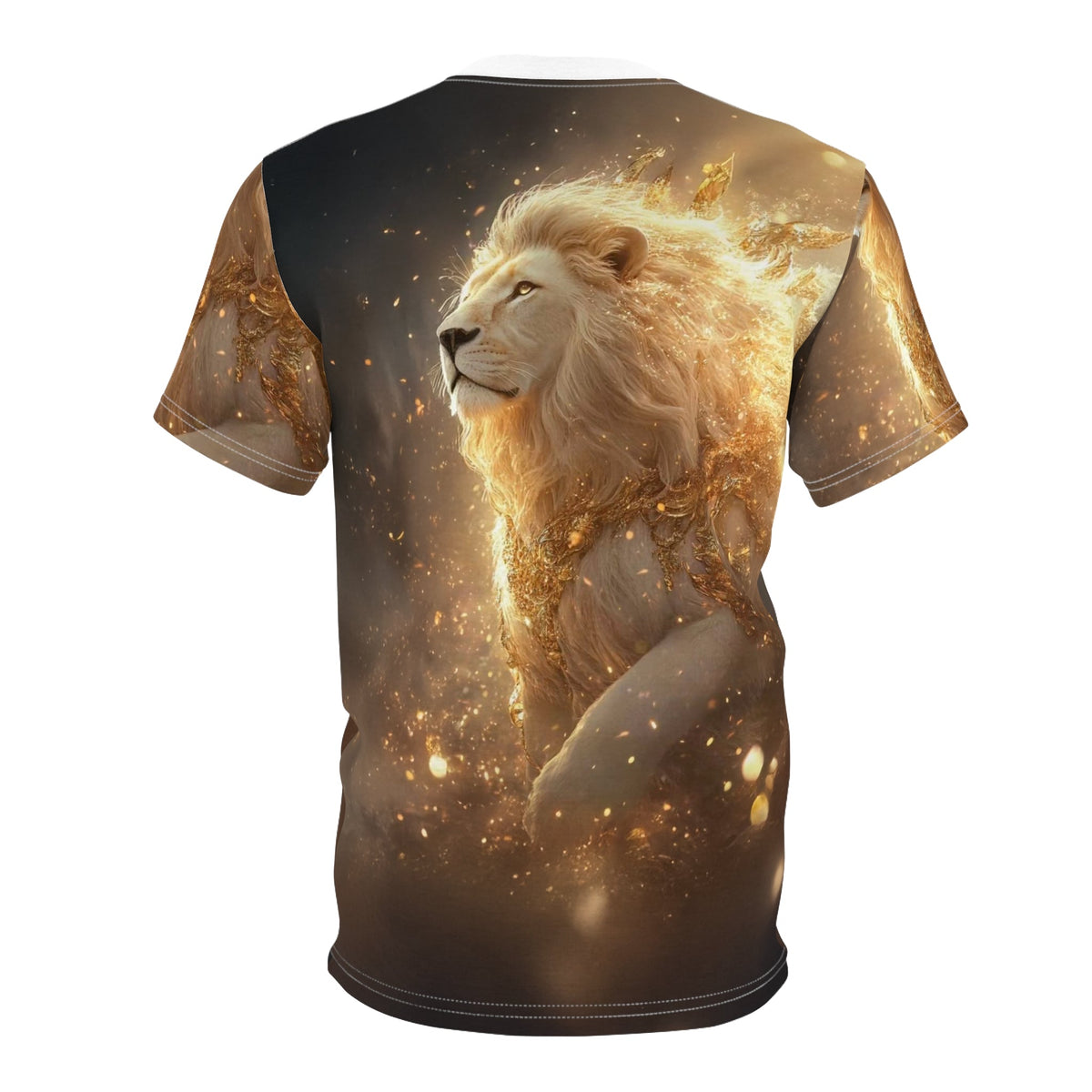 Golden Majesty – Divine Lion T-Shirt - ART OF ROYALS