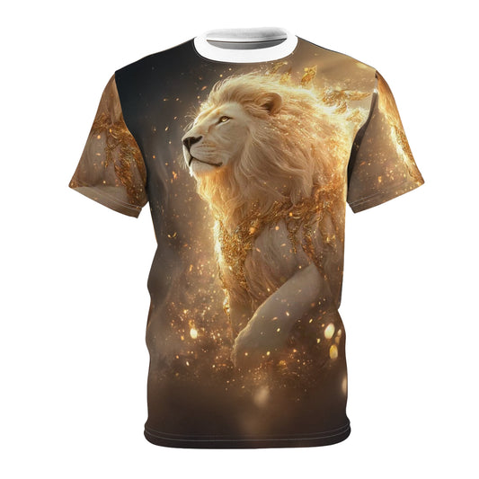 Golden Majesty – Divine Lion T-Shirt - ART OF ROYALS