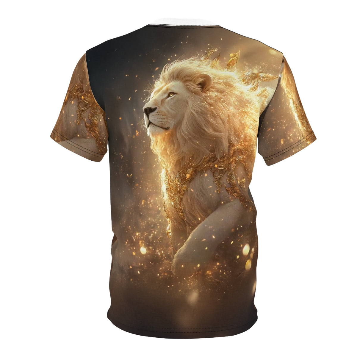 Golden Majesty – Divine Lion T-Shirt - ART OF ROYALS