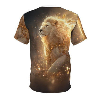 Golden Majesty – Divine Lion T-Shirt - ART OF ROYALS
