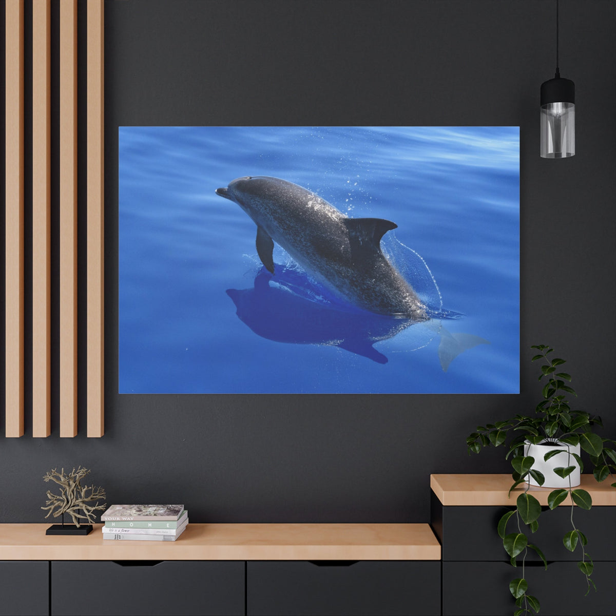 Graceful Dolphin Glide – Ocean’s Free Spirit - ART OF ROYALS