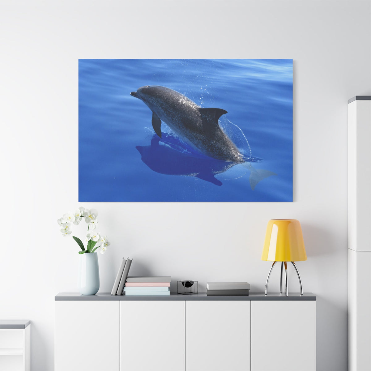 Graceful Dolphin Glide – Ocean’s Free Spirit - ART OF ROYALS