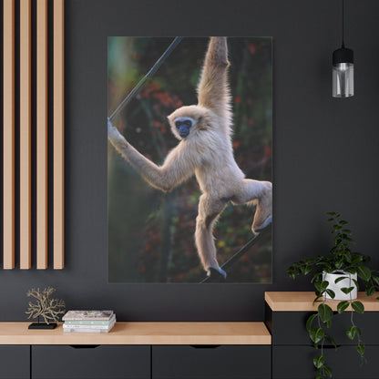 Graceful Gibbon – A Captivating Portrait of Nature’s Agile Acrobat - ART OF ROYALS