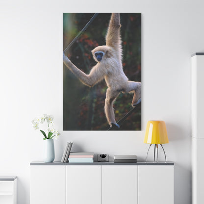 Graceful Gibbon – A Captivating Portrait of Nature’s Agile Acrobat - ART OF ROYALS