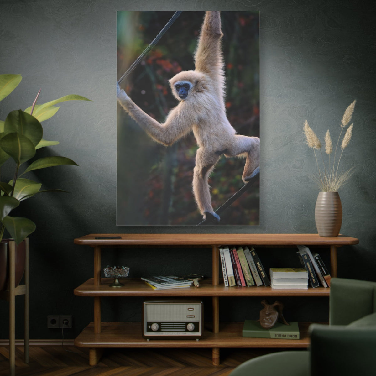 Graceful Gibbon – A Captivating Portrait of Nature’s Agile Acrobat - ART OF ROYALS