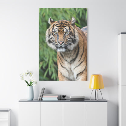 Graceful Predator Canvas Wall Art – The Tiger’s Gaze - ART OF ROYALS