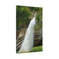 Graceful White Peacock Canvas Wall Art – Elegant Wildlife Decor for Sophisticated Spaces