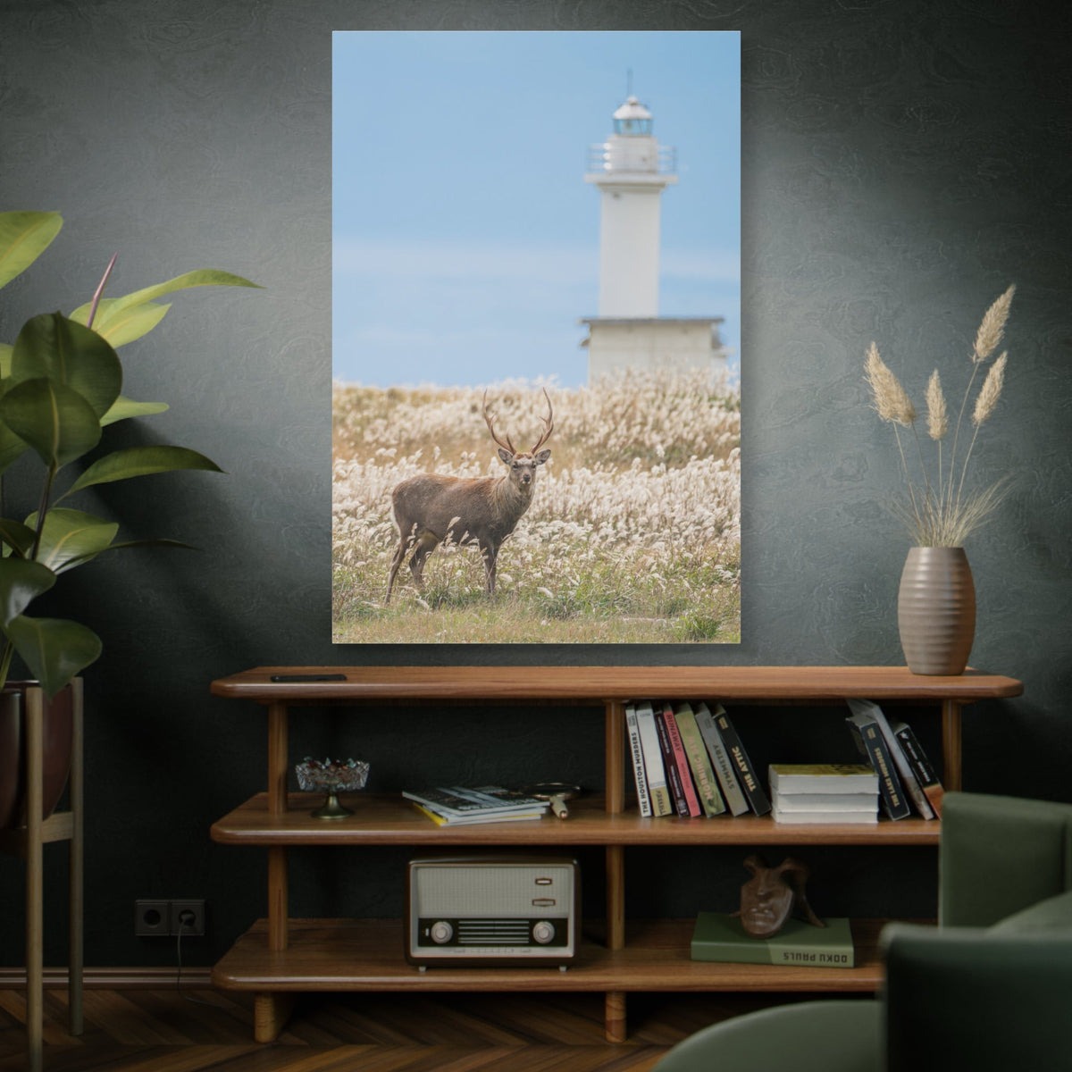 Hokkaido Sika Deer Canvas Wall Art – Majestic Wildlife Beauty - ART OF ROYALS