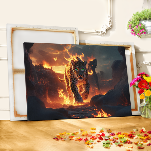 Infernal Guardian – The Blazing Jaguar - ART OF ROYALS