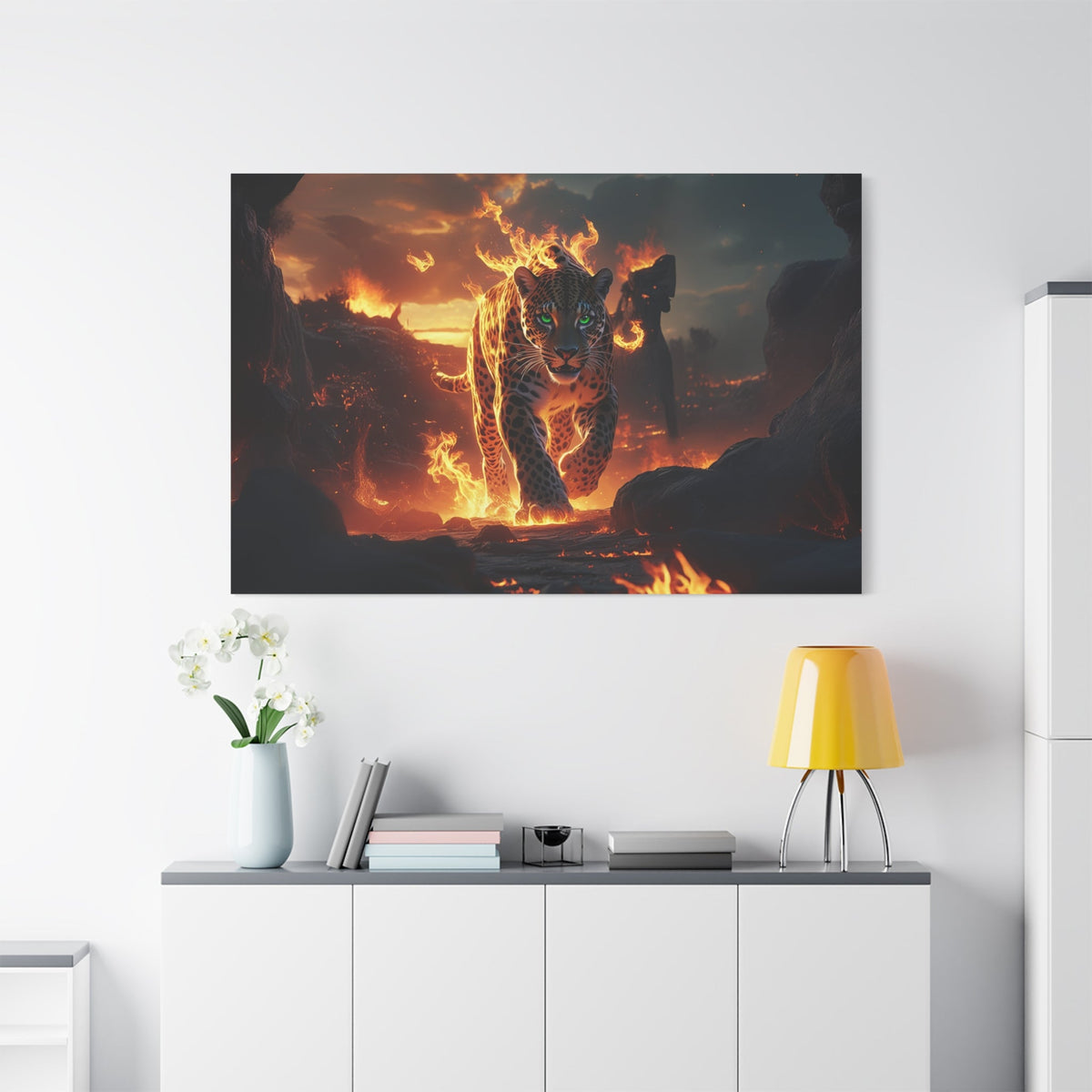 Infernal Guardian – The Blazing Jaguar - ART OF ROYALS