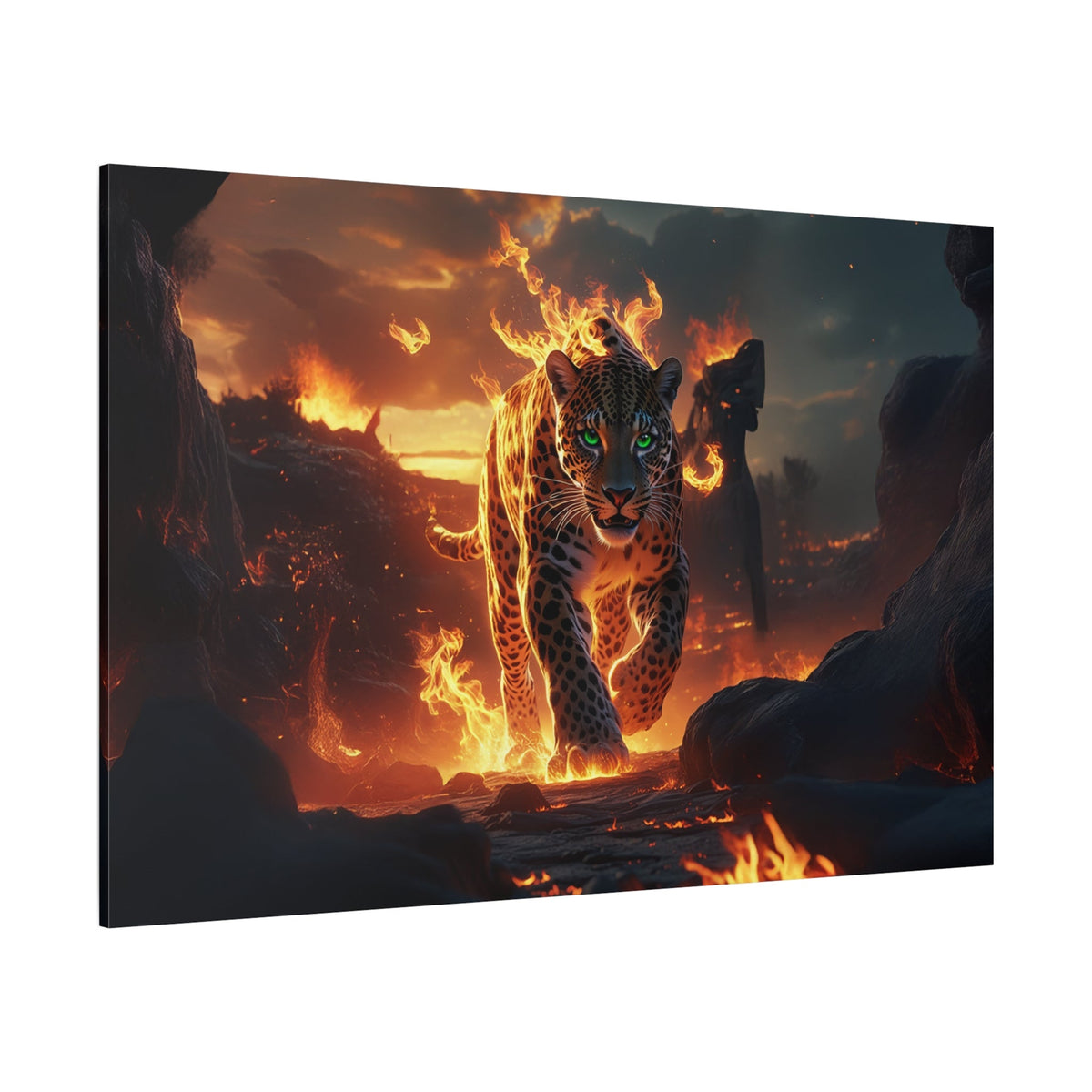 Infernal Guardian – The Blazing Jaguar - ART OF ROYALS