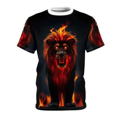 Inferno King – Fire Lion T-Shirt - ART OF ROYALS