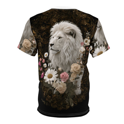 🕊️ Ivory Majesty Lion – Royal Grace T-Shirt - ART OF ROYALS
