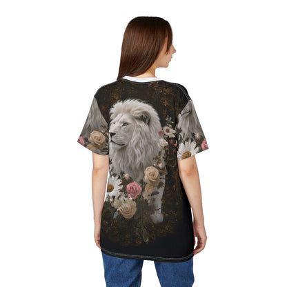 🕊️ Ivory Majesty Lion – Royal Grace T-Shirt - ART OF ROYALS