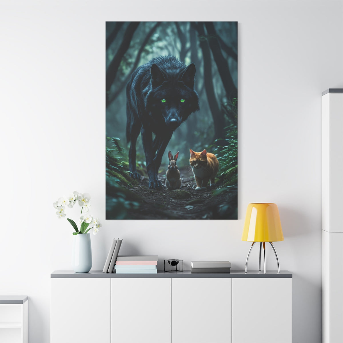 Loyalty Under the Moon – The Wolf and the Fox - ART OF ROYALS