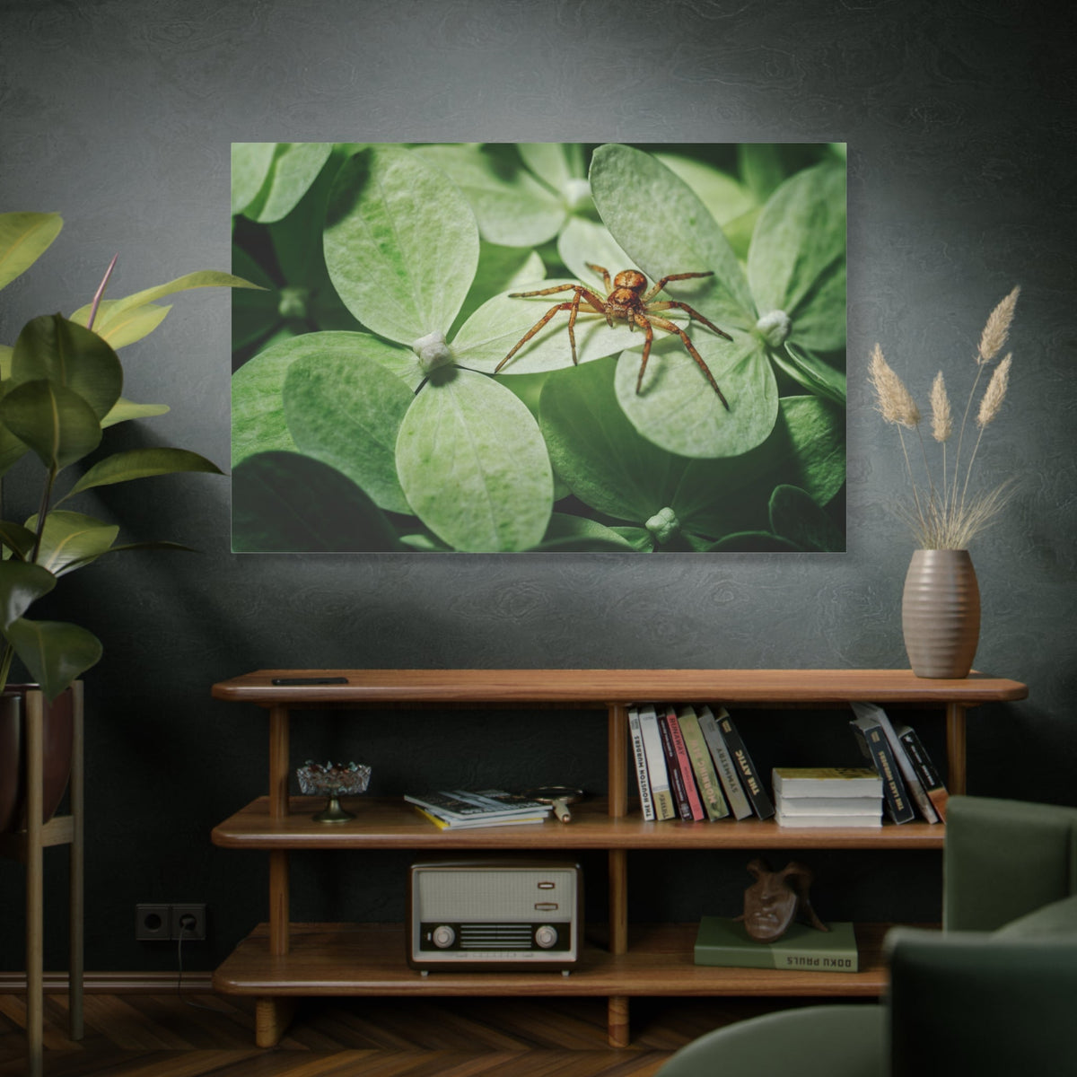 Macro Spider Canvas Wall Art – Nature’s Intricate Predator Up Close - ART OF ROYALS