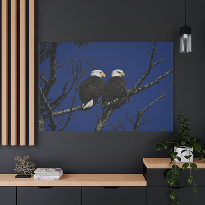 Majestic Bald Eagle Canvas Wall Art – Luxury American Eagle Wildlife Canvas Print - ART OF ROYALS