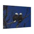 Majestic Bald Eagle Canvas Wall Art – Luxury American Eagle Wildlife Canvas Print