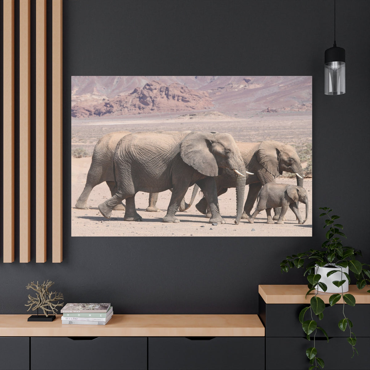 Majestic Elephant Canvas Wall Art - ART OF ROYALS