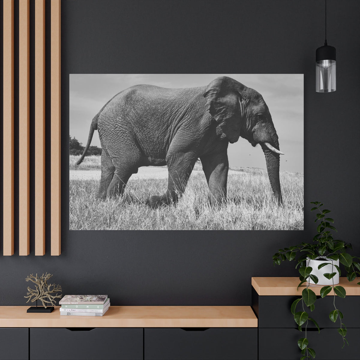 Majestic Elephant Canvas Wall Art – Grace and Strength of the Wild - ART OF ROYALS
