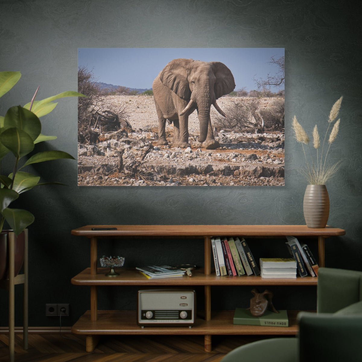 Majestic Elephant Canvas Wall Art – Power and Grace of the Wild - ART OF ROYALS