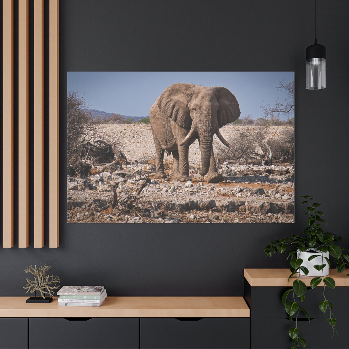 Majestic Elephant Canvas Wall Art – Power and Grace of the Wild - ART OF ROYALS