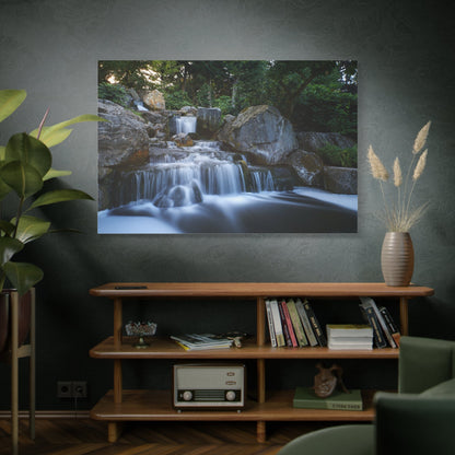 Majestic Forest Waterfall – A Breathtaking Nature Scene - ART OF ROYALS
