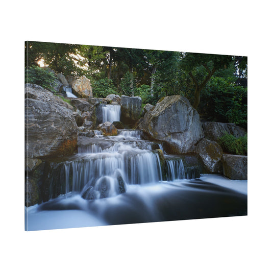 Majestic Forest Waterfall – A Breathtaking Nature Scene - ART OF ROYALS