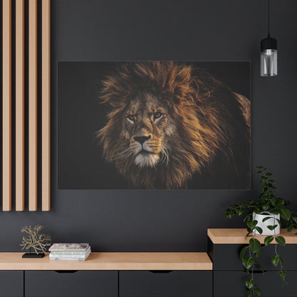 Majestic Lion Mane Canvas Wall Art - ART OF ROYALS