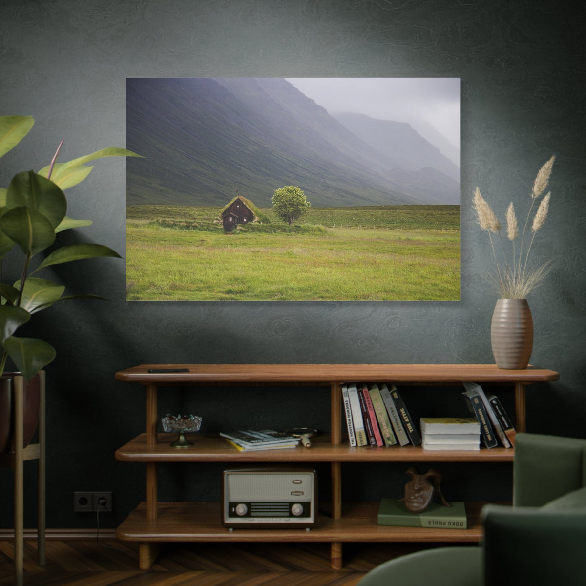 Majestic Lone Tree Amidst Rolling Green Hills – Nature’s Serenity - ART OF ROYALS