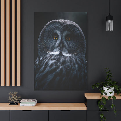 Majestic Owl Canvas Wall Art – Enchanting Forest Night Décor - ART OF ROYALS