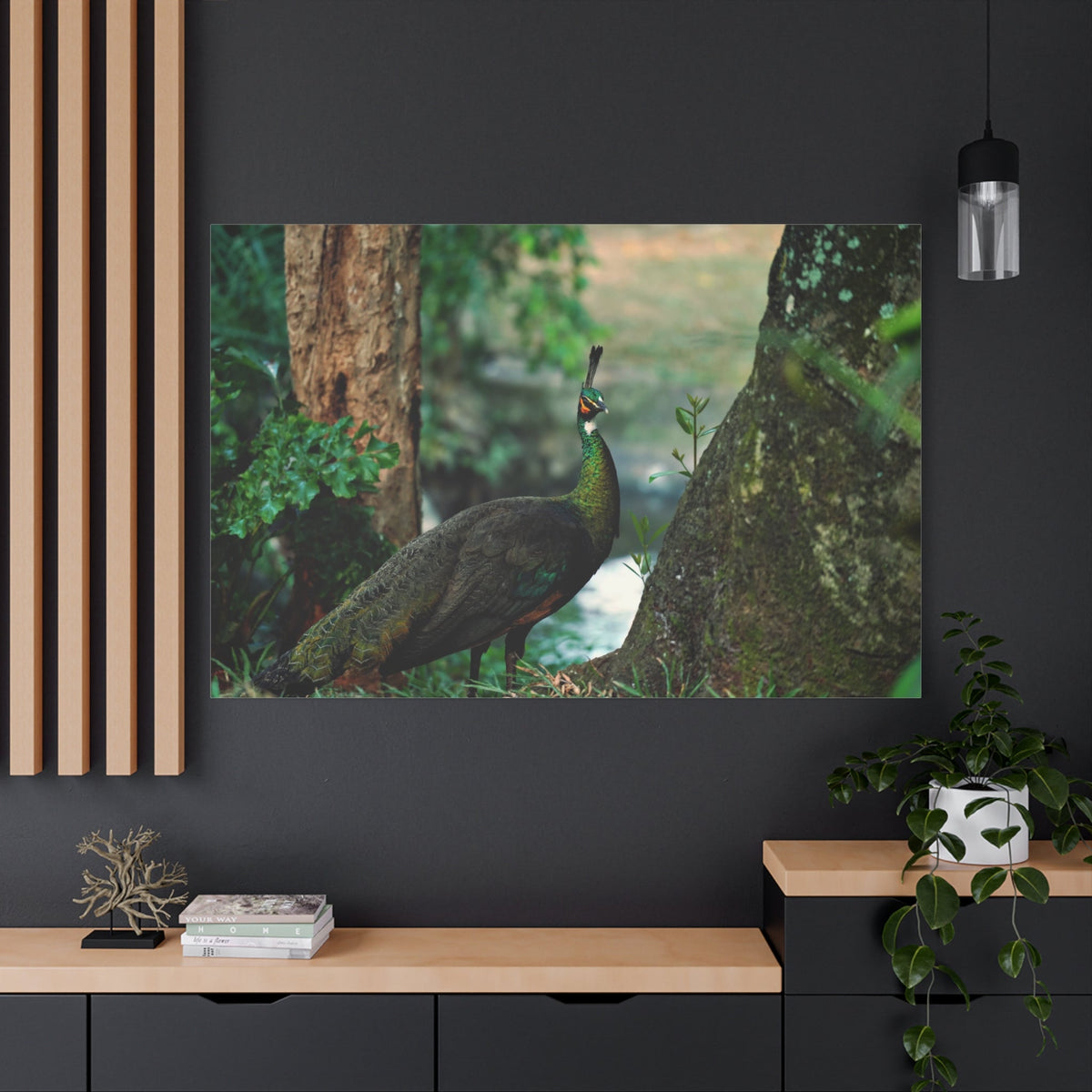 Majestic Peacock Canvas Wall Art – Elegant Wildlife Decor for Home & Office Spaces - ART OF ROYALS